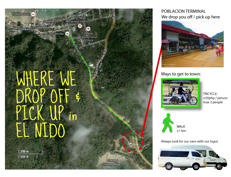 About your trip to and from El Nido